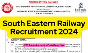 South Eastern Railway Recruitment