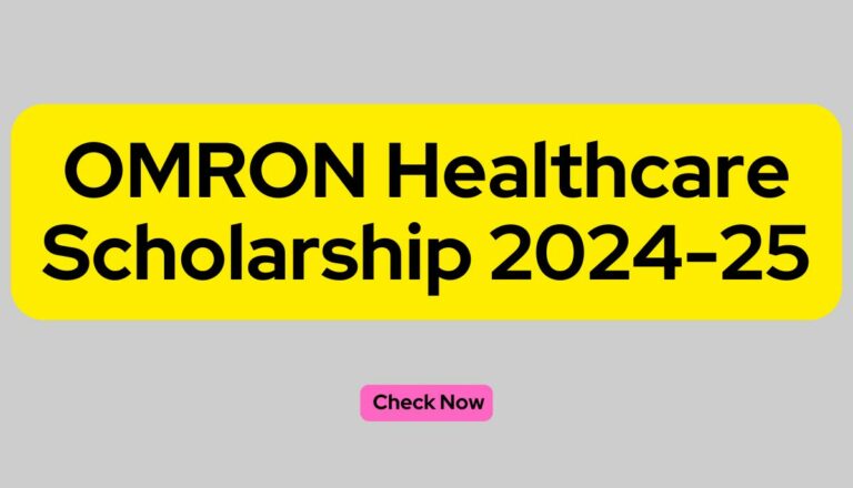 OMRON Healthcare Scholarship