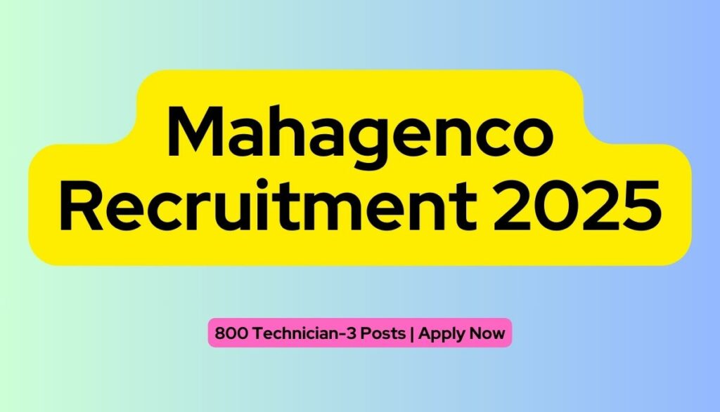 Mahagenco Recruitment