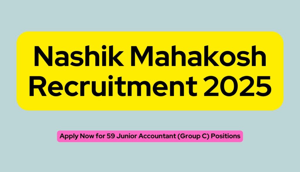 Nashik Mahakosh Recruitment