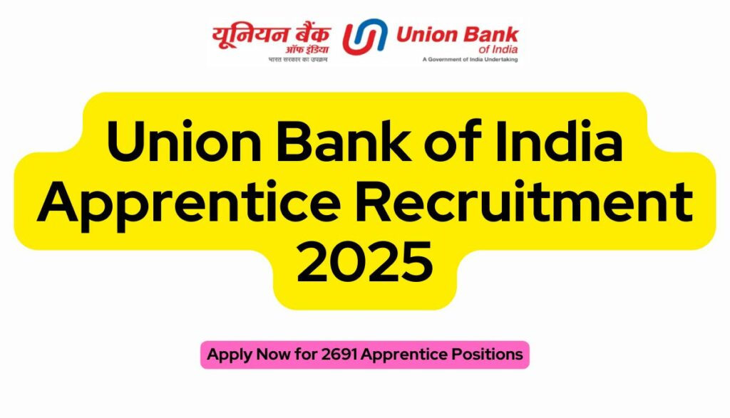 Union Bank of India Apprentice Recruitment