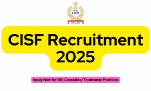 CISF Recruitment