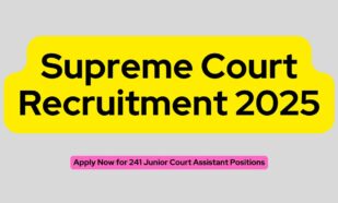 Supreme Court Recruitment