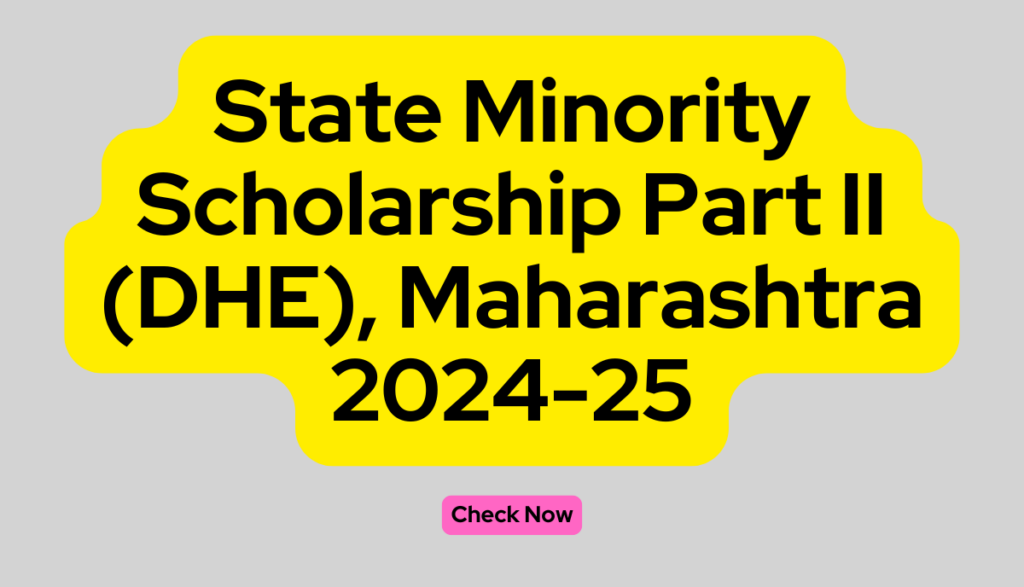 State Minority Scholarship