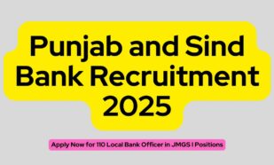 Punjab and Sind Bank Recruitment