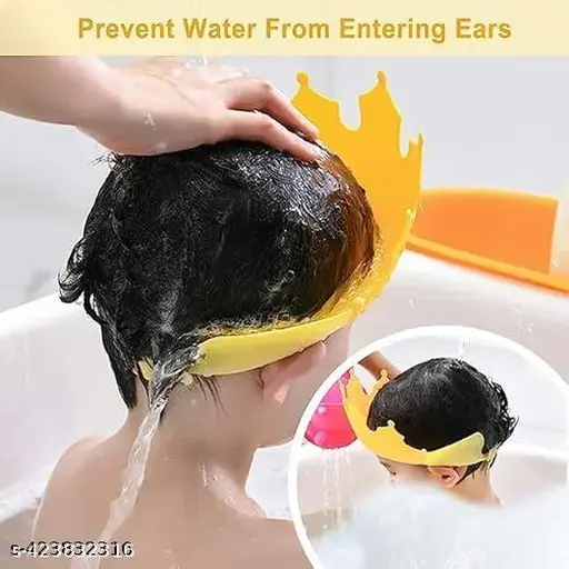 Bathing Crown Waterproof Hat for Toddlers