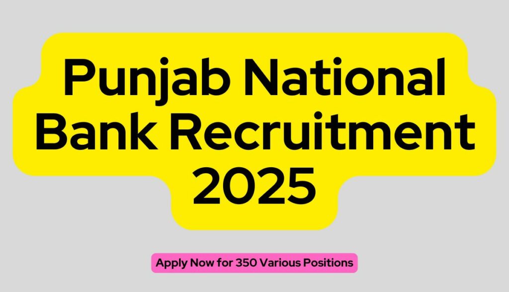 Punjab National Bank Recruitment