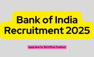 Bank of India Recruitment