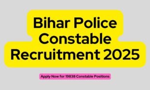 Bihar Police Constable Recruitment