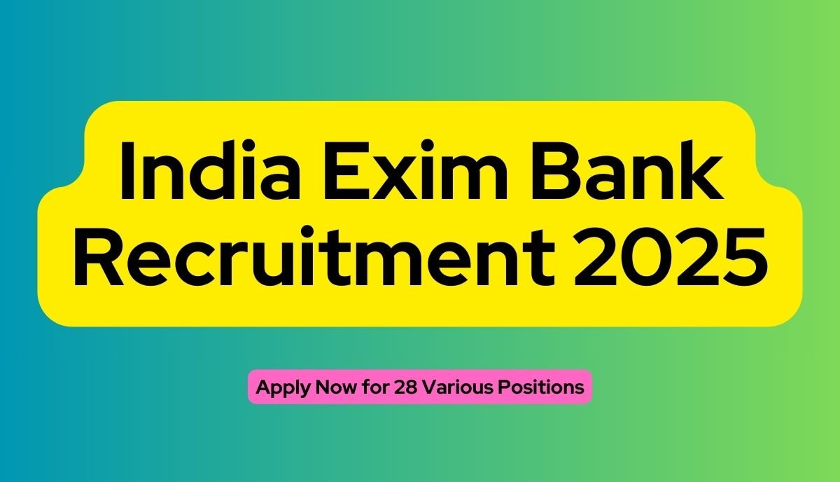 India Exim Bank Recruitment
