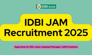 IDBI JAM Recruitment