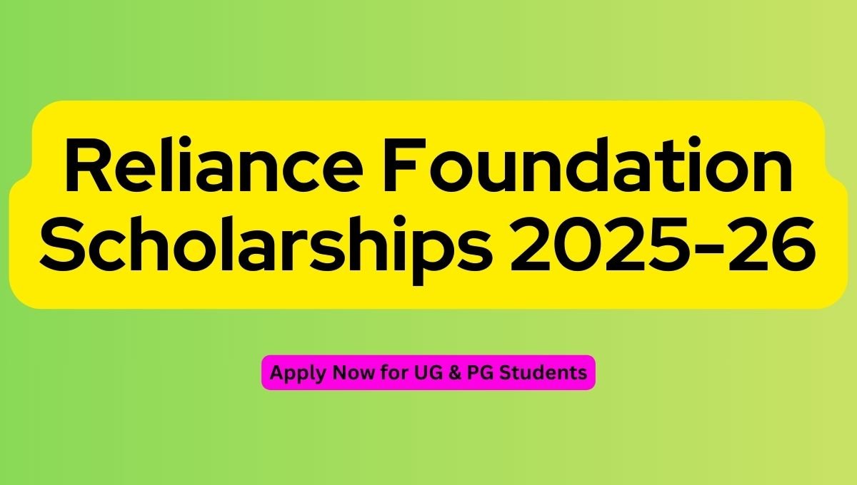 Reliance Foundation Scholarships