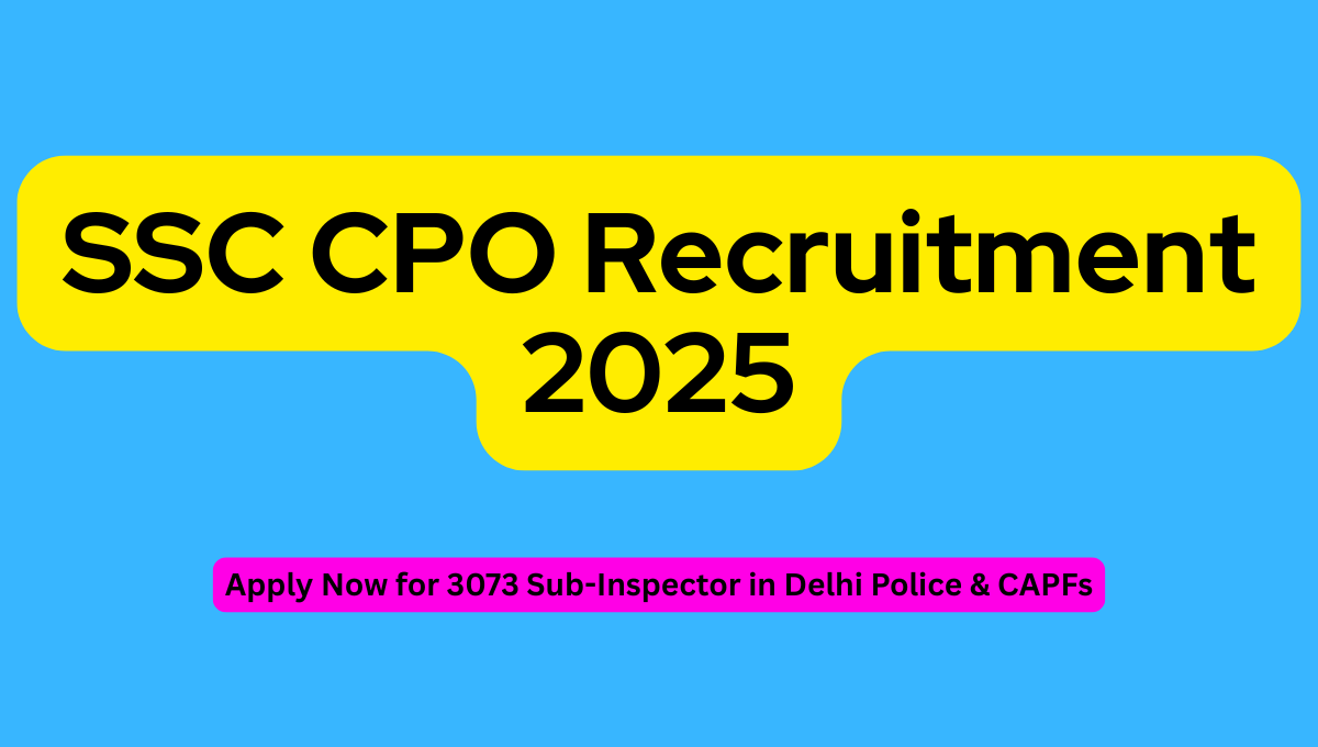 SSC CPO Recruitment